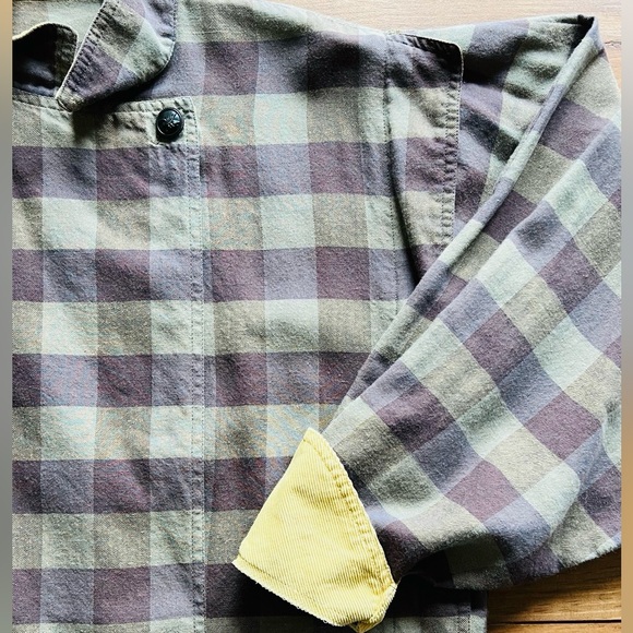 Cotton nutmeg and cocoa check jacket - Picture 5 of 7